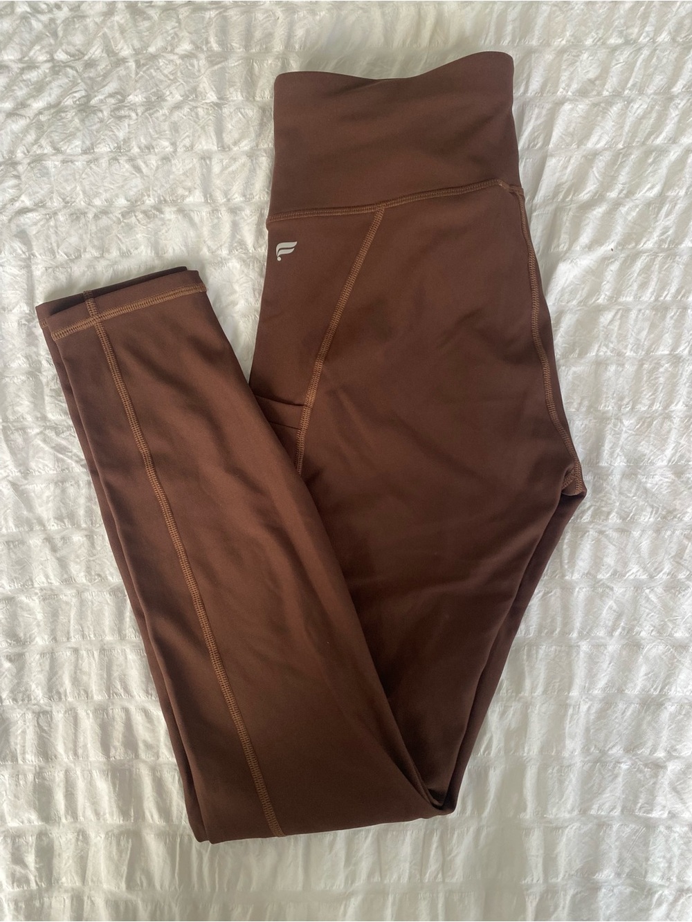 NWT Fabletics Brown High-Waisted Leggings